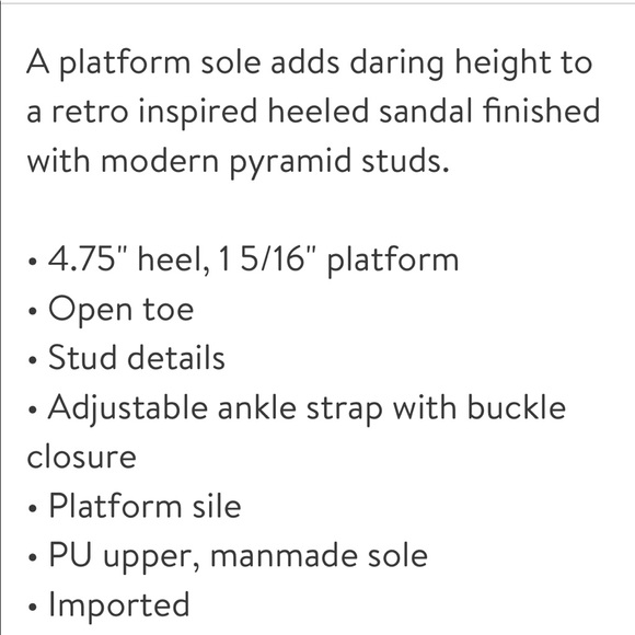 Wild Diva Lounge studded platform heels - Picture 4 of 4